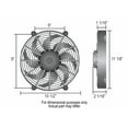 thumbnail image 2 of DERALE 10 in 802 CFM High Output Electric Cooling Fan P/N 16110, 2 of 7