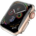 thumbnail image 6 of Apple Watch Series 6/SE/5/4 44 mm Hybrid PC Hard Transparent Clear Screen Protector Full Cover Thin Snap-On Bumper Compatible for iWatch 44MM Series 6 5 4 SE, 6 of 8