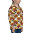 thumbnail image 3 of Lsque Cartoon Sunflowers Patten Youth Hoodie Sweatshirt Pullover with Kangaroo Pocket Boys and Girls Hoodie Warm Hoodie for Kids-X-Large, 3 of 6