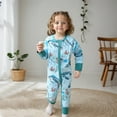 thumbnail image 2 of FYDUU Grenouillères pour Bébés Garçons, Cache-Couches une-Pièce Doux à Manches Courtes, Col Rond, Barboteuse Imprimée, Tenue Confortable de Tous les Jours, Adorable et Tendance 74, 2 of 8