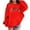 Red, variant on Kids Girls Sports Shirt Boy Girl Casual Hoodie Pullover Hooded Sweatshirt with Pocket Suitable for Girls Boys Juniors Tops for Girls 3-4 Years