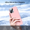 thumbnail image 5 of [5 in 1 for iPhone 12 Pro Max Case 6.7 inch, with 2 Pack Screen Protector + 2 Pack Camera Lens Protector, Liquid Silicone Ultra Slim Shockproof Protective Phone Case (Pink)…, 5 of 7