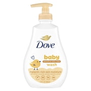(3 pack) Baby Dove Sensitive Baby Wash For Baby Bath Time Melanin-rich Skin Nourishment Tear-Free And Hypoallergenic ,13 fl oz