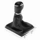 thumbnail image 2 of Kit De Marco De Bota De Polaina Para Palanca De Cambios De Coche De 6 Velocidades Para B7 2011-2012 Borde Cromado Con Tapa Negra Dale A Tu Pomo De Cambio Un Aspecto Nuevo, 2 of 7