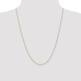 thumbnail image 2 of 14K Yellow Gold necklace Cable chain Pendant Round 24 in 1.2 mm, 2 of 5