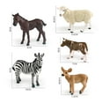 thumbnail image 6 of Realistic Animal Figurine Miniature Forest Deer Cow Sheep Zebra Horse Model Woodland Creatures Figure Kids Educational Wild Animal Toy Cake Topper Decoration, 6 of 7