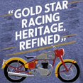 thumbnail image 3 of CafePress - Gold Star Racing Heritage Refined Men's Deluxe T Shirt - Mens Tri-blend T-Shirt, 3 of 4