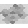 thumbnail image 1 of Ahgly Company Indoor Rectangle Patterned Gunmetal Gray Area Rugs, 7' x 10', 1 of 6