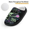 thumbnail image 4 of Invader Zim Gir Kid's Cotton Slippers Winter Warm Soft Plush Slippers with Rubber Sole Non-Slip Indoor Outdoor Slip on Shoes Fluffy House Slippers For Boys Girls Teen, 4 of 8