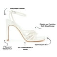 thumbnail image 3 of Journee Womens Louella Open Toe High Stiletto Dress Sandals, 3 of 7