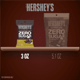 thumbnail image 4 of Hershey's, Zero Sugar Chocolate with Almonds Candy Bars, Aspartame Free, 3 oz, Bag, 4 of 6