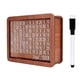 thumbnail image 3 of Xihbxyly Hucha de Madera, Hucha Empotrada, Ahorradora de Efectivo Decorativa, Organizador Portátil Que Ahorra Espacio, Ideal para El Hogar y La Oficina, Regalo Perfecto para Todas Las Edades, Incluye, 3 of 7