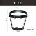 Full Face Shield, Super Protective AntiFog Transparent HighDefinition Face Shield, with