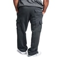 thumbnail image 4 of Men‘s Casual Gym Cargo Combat Straight Loose Jogger Sweat Track Pants, 4 of 4