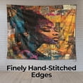 thumbnail image 6 of Urban Street Art Essence Wall Tapestry for Bedroom by DC | African American Tapestry Wall Hanging & Aesthetic Decor for Dorm, Living Room, Picnic & Home | 36"x48", 6 of 7