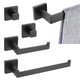 thumbnail image 1 of Accesorios para baño Juego de Accesorios de baño de 5 Piezas de Acero Inoxidable 304 Soporte de Pared Negro Mate, 1 of 9