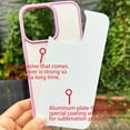 thumbnail image 3 of LAMICS 5 Sets Sublimation Blanks Phone Case Bulk Covers Compatible With iPhone 14 Pro Max, 6.7-Inch,Easy to Sublimate DIY 2 in 1 2D Anti-slip Case Soft Rubber Cover+Inserts Matte Wholesale Purple, 3 of 7
