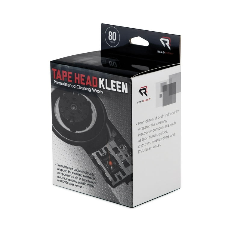 Tape Head Kleen Pad, Individually Sealed Pads, 5 x 5, 80/Box Tape Head Kleen Pad, Individually Sealed Pads, 5 x 5, 80/Box