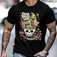 thumbnail image 4 of 【New Arrival】Oogie Boogie Loops Nightmare Before Christmas T-Shirt, Halloween Cereal Graphic Tee, Retro Spooky Cotton Top, Unisex Short Sleeve, 4 of 7