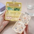 thumbnail image 1 of YAOMOBB Portable Storage Portable Travel Organizer Box Compact Holder with 7 Compartments for Home and Outdoor Use, 1 of 6