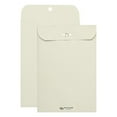 thumbnail image 2 of Clasp Envelope, #63, Square Flap, Clasp/Gummed Closure, 6.5 x 9.5, Executive Gray, 100/Box, 2 of 3
