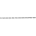 thumbnail image 2 of Diamond2Deal 14K White Gold 2.2mm Forzantine Cable Chain Necklace for Women 24", 2 of 6