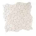 thumbnail image 3 of The Tile Life Huron Rock 12" x 12" Silverado Matte Glass Pebble Mosaic Floor and Wall Tile 1 Sheet, 3 of 14