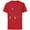 Red, variant on Winnie The Pooh and Friends Sketch - Short Sleeve Cotton T-Shirt for Adults - Customized-Athletic Heather