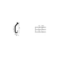 thumbnail image 4 of Smedbo B055 Nail Hook, Black Wrought Iron, 4 of 4
