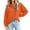 Orange#70823HH, variant on Hearthz Oversized Crewneck Sweatshirt Women Solid Color Drop Shoulder Long Sleeve Pullover Sweaters for Women Fall Winter Athletic Workout Women Sweatshirts White S