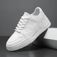 thumbnail image 4 of White Platform Sneakers, Trendy Men'S Casual Sports Shoes, Stylish And Easy Little White Shoes, Comfortable And Height-Increasing Footwear Suitable for Outdoor Activities, 4 of 9