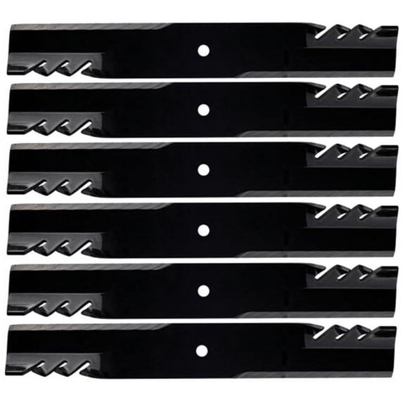 6 Pack G6 Gator Blades for 54" Kommander ZG125