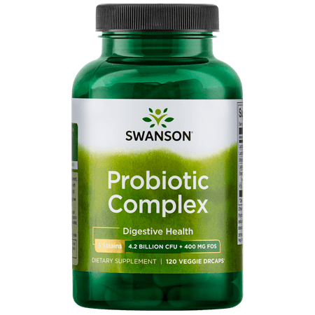 Probiotic Complex - Swanson Probiotic Complex Vegetable Capsules, 4.2 Billion CFU, 120 Ct