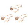 thumbnail image 1 of 3X Beige Elastic Rubber String Nose Clip Protector for Swimming, 1 of 4
