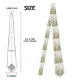 thumbnail image 3 of Gaeub Herbs and Wildflowers Men's Classic Woven Jacquard Necktie Perfect for Weddings & Parties, 3 of 7