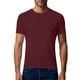thumbnail image 3 of Ceisia Men's Solid Color Quick-Dry Mesh Crew Neck T-Shirt for Running & Fitness Wine XL Gifts, 3 of 7