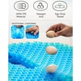 thumbnail image 5 of Gel Seat Cushion for Long Sitting,Gel Cushion for Pressure Relief,Ergonomic Comfort for Office,Car,Travel & Pregnancy,Soft Breathable & Cooling for Summer | Designed for Chairs & Long Sitting Cushion, 5 of 10