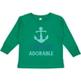 thumbnail image 3 of Inktastic Captain Adorable, Boat Anchor, Sailor, Sailing Boys Long Sleeve Toddler T-Shirt, 3 of 5