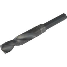 

1-1/8 x 6 Silver & Deming HSS Drill Bit - 1/2 Inch Shank Black Oxide Finish