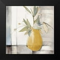 thumbnail image 2 of Loreth, Lanie 20x20 Black Modern Framed Museum Art Print Titled - Golden Afternoon Bamboo Leaves II, 2 of 5