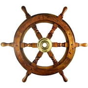 Wooden Ship Wheel 12"