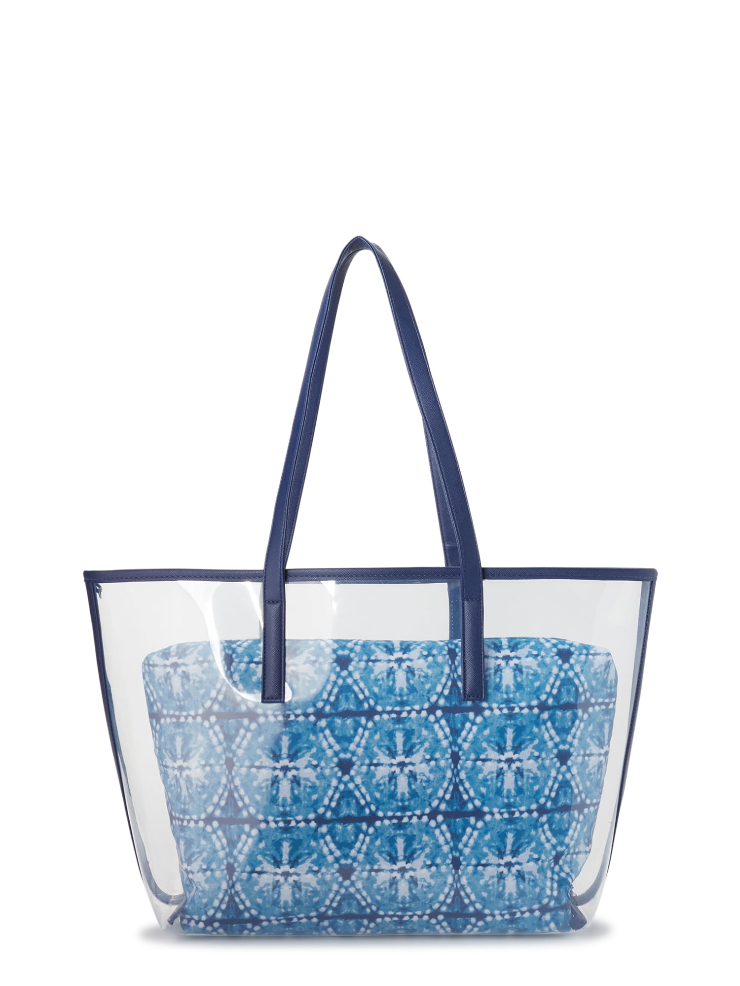 clear beach tote