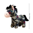 thumbnail image 2 of Soft Plush Horse Doll with Traditional Chinese Patterns for Lunar New Year Home Decor and Festive Souvenir, 2 of 3