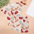 thumbnail image 2 of NOLDARES Toddler Boy Summer Outfit Shark Graphic Tee Elastic Waist Shorts Casual Clothes Set Blazer,4-5 Y, 2 of 4