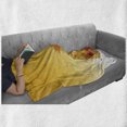 thumbnail image 6 of Harvest Soft Flannel Fleece Throw Blanket, Vivid Group of Vegetables Plump Pumpkins Wheat Fall Leaves, Cozy Plush for Indoor and Outdoor Use, 50" x 60", Earth Yellow Green Red, by Ambesonne, 6 of 6