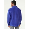 thumbnail image 4 of Free Assembly Men's Faux Sherpa Overshirt, 4 of 7