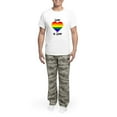 thumbnail image 5 of CafePress - Love Is Love Pajamas - Men's Light Loose Fit Cotton Pajama Set, 5 of 7