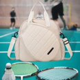 thumbnail image 1 of Bolsa de tenis grande para fitness, con cremallera, multiusos, portátil, para principiantes Beige, 1 of 8