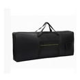 thumbnail image 1 of lionlar 61 Keys Keyboard Gig Bag Electric Piano Case for Audio Cables Pedals Outdoor with Yellow Strip, 1 of 9