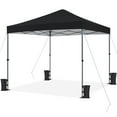 thumbnail image 2 of 10x10 Pop Up Canopy Easy Set-up Tent, Portable Outdoor Canopy Instant Tent, Heavy Duty Commercial Gazebo with Wheeled Carry Bag & 4 Sandbags for Home, Party & Outdoor Activities, 2 of 7